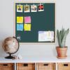 Artzfolio Greys Family Dark Slate Gray Colour | Bulletin Board Notice Pin Board | Vision Soft Board Combo With Thumb Pus