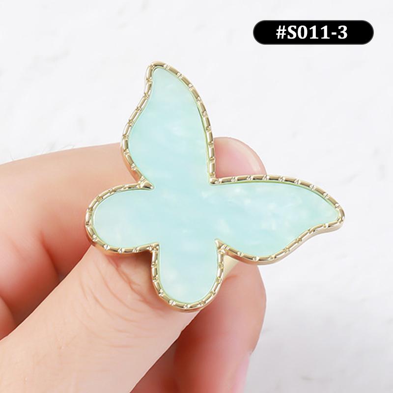 1 Pz Nuova Tavolozza per Nail Art in Pietra di Resina Anello da Dito Punte per Unghie Finte Disegno Miscelazione Colori Espositore Strumento per Manicure Fai da Te Smalto Gel