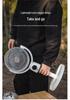 Smart Rechargeable Wireless Oscillating Fan with Timer for Indoor/Outdoor Use