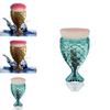 Mermaid Themed Cosmetic Brush With Durable Plastic Handle For Professional And Home Use