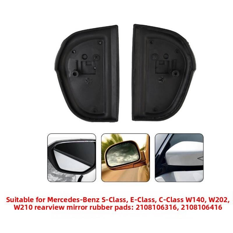 For Mercedes Benz W140 W202 W210 Side Mirror Gasket Seal Rubber And Plastic Protector For Rearview Mirror Fitment