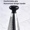 Stainless Steel Cone Grater with 3-in-1 Blades Multi-Function Cheese Garlic Shredder Dishwasher Safe Essential Kitchen Tool for Fine Coarse Grating