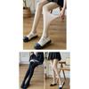 Velvet Tall Extended Version Stockings, Women's Velvet 65CM Knee Socks JK Black Stockings Base
