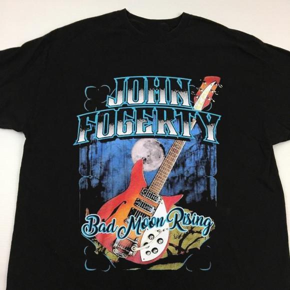 New John Fogerty Bad Moon Rising Guitar Tshirt 2025 SEG_350 Unisex T-Shirt S