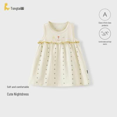 TONGTAI Baby Girl Sleeveless Summer Dress