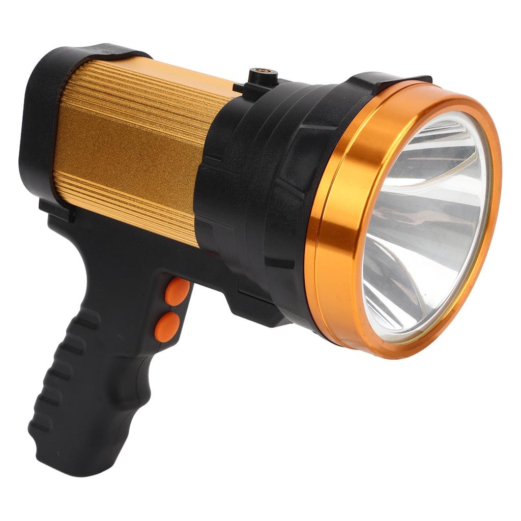 Handheld Spotlight Professional Hight Brightness LED Rechargeable Flashlight for Outdoor Camping Home
