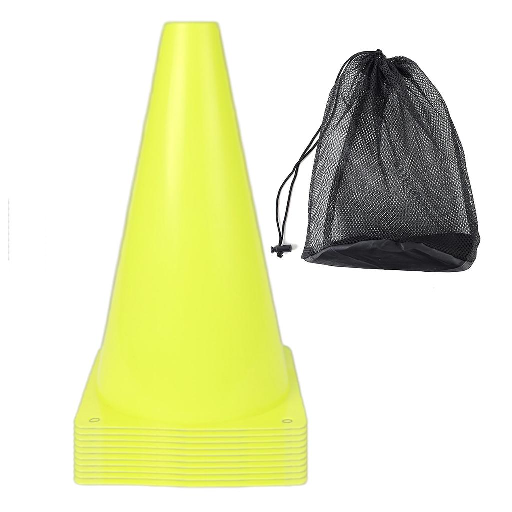 10Pcs Plastic Agility Cone Football Sign Buckets Soccer Training Marker Obstacle Cones Football Training Maker Bucket