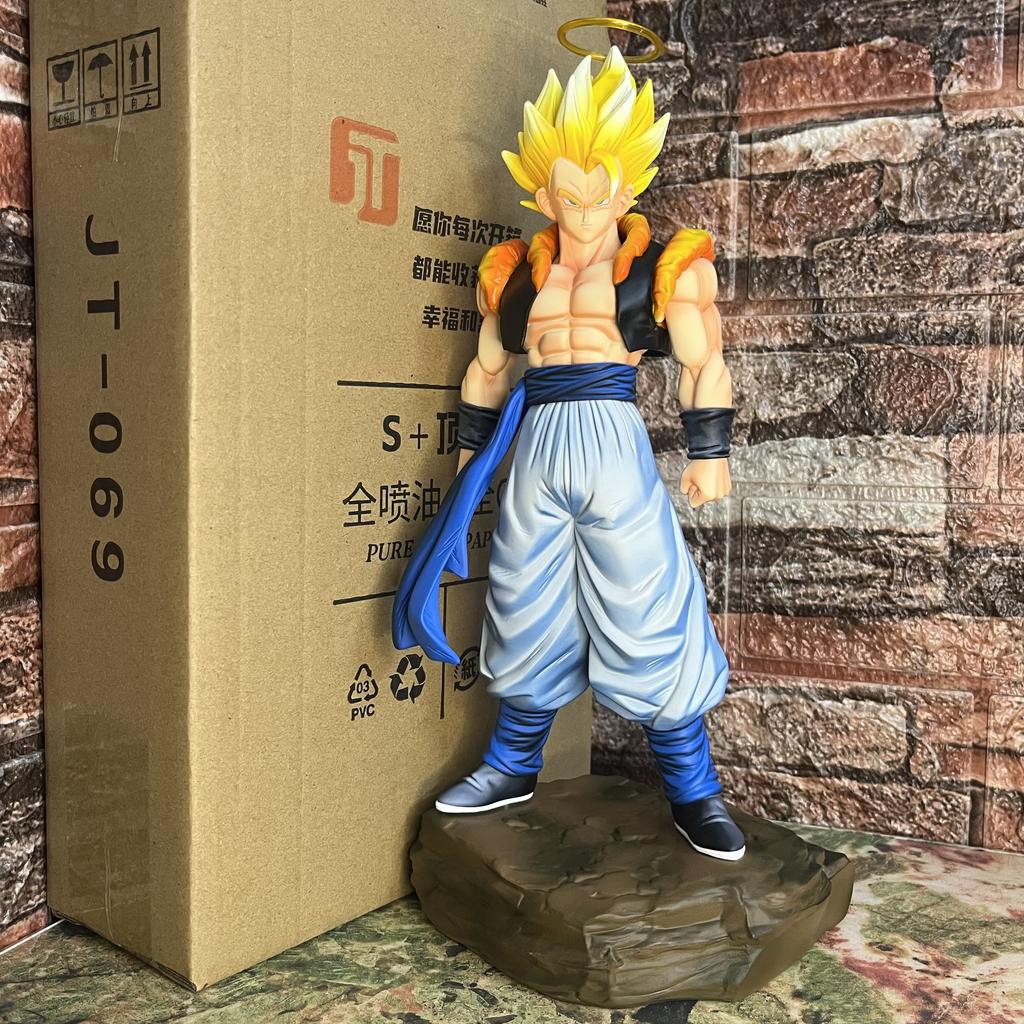 Studio Dragon Ball Vegeta Gotenks Fully Painted Statue Premium Anime Collectible Figure Display Base JT-068/069 JT Z GK with Round Sensory Compression