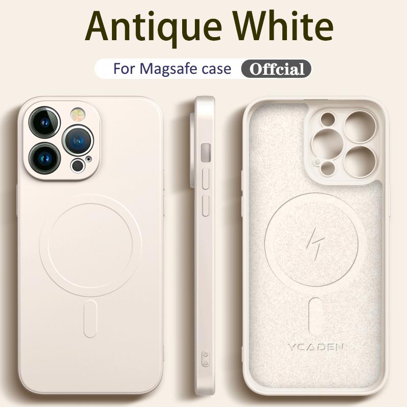 Official Liquid Silicone For Magsafe Magnetic Wireless Charge Case for iPhone 14 13 12 Mini 11 Pro Max X XR XS 7 8 Plus SE Cover