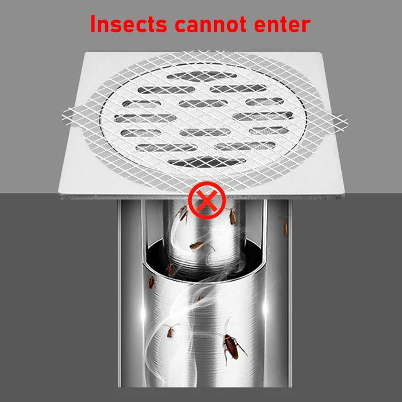 Disposable Hair Drain Catcher Mesh Anti-blocking Filter Floor Drains Sticker Shower Cover Kitchen Bathroom Sink Strainer Stopper