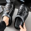 Mode Outdoor Herren Sandalen Eva Hausschuhe Perforierte Schuhe Verschleißfest Rutschfest Bequem Mode Gartenschuhe Weiche Strandschuhe