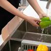 Skalierbarer Küchenspüle Spritzschutz Waschbecken Spritzschutz Stöpsel Wasserdichter Spritzschutz Sieb Bar Anti-Wasser-Platte