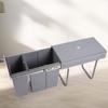 Embedded Modern Trash Can Kitchen Simple Separate Trash Bins Balcony Large Capacity Garbage Bin Food Disposal Rubbish Can