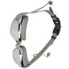 Waterproof Anti Fog Swimming Goggles Electroplating AntiUV Glasses with Earplug for Adult(Silver )