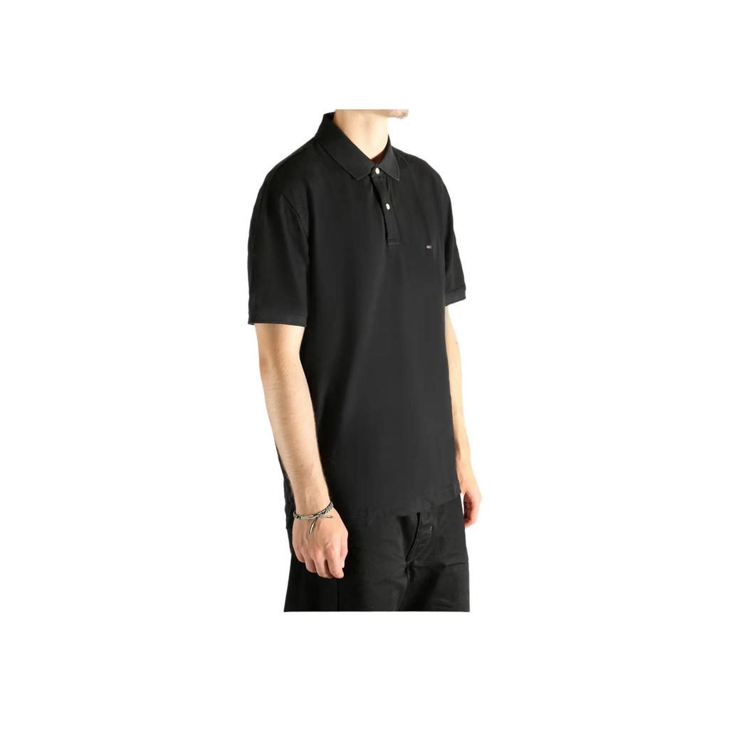 Tommy Hilfiger FW25 Logo Detail Embroidered Short Sleeve Polo Shirt Men Tops 7803120BEI