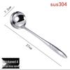 Qianxing 304 Rostfritt Stål Långskaftade Kökskedar & Durkslag