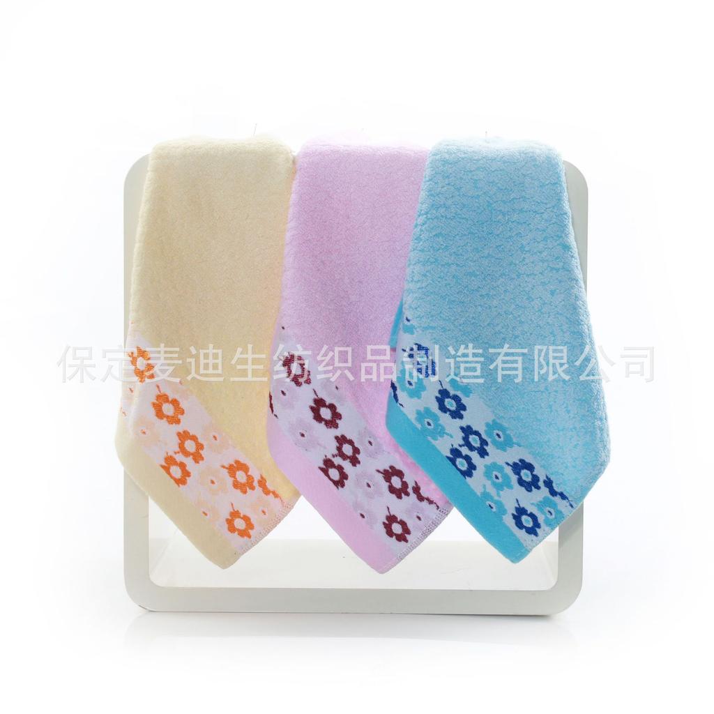 5 packs of bamboo charcoal bamboo fiber small square towels, baby and children's small towels, soft beauty face towels, water-absorbing square towels