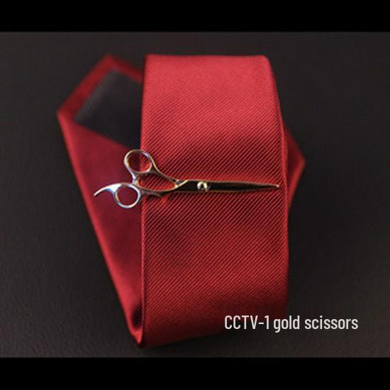 Men's Stylish Silver & Gold Tie Clip Set - Modern, Sleek Designs