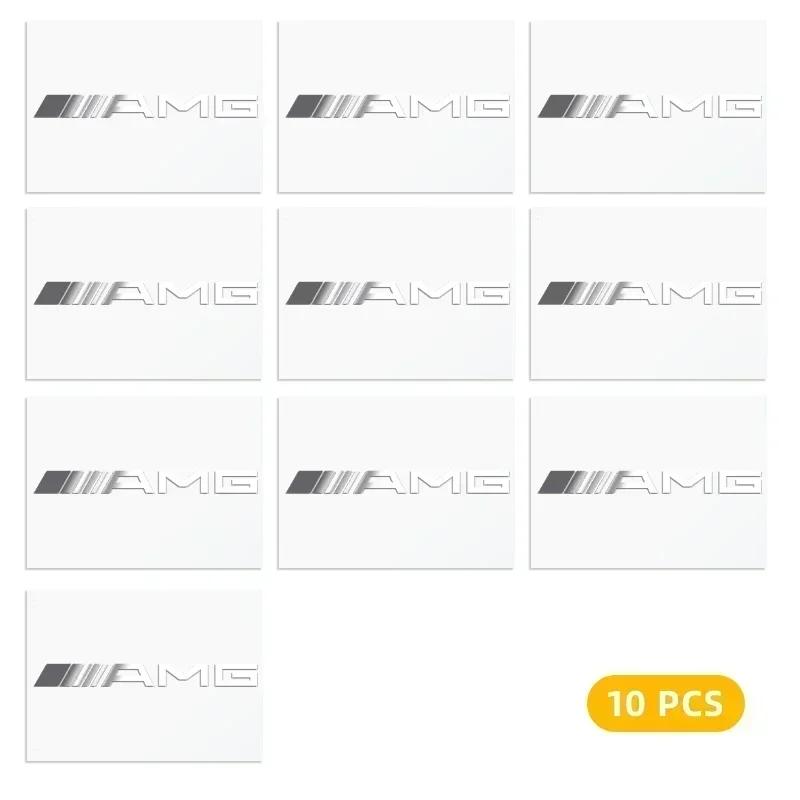 EJG4   2/5/10pcs Car Logo 3D Metal Stickers Decorative Accessories For Mercedes Benz W176 W177 W204 W205 W212 W213 W206 X156 X253 W117