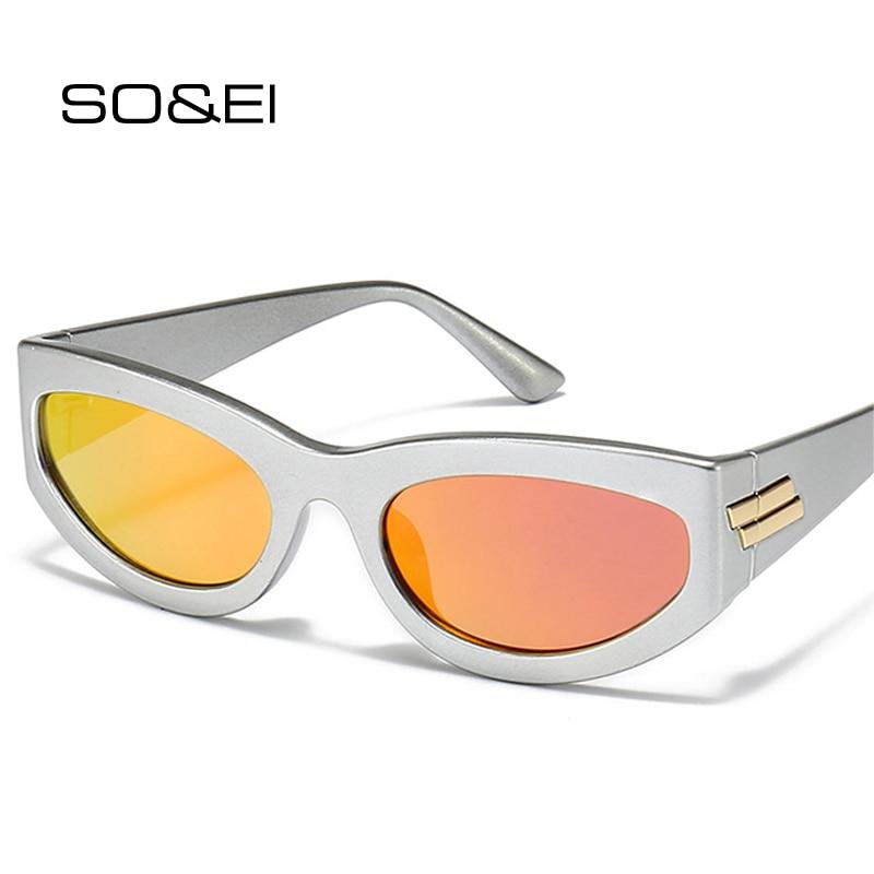 

SHAUNA модные красочные солнцезащитные очки «кошачий глаз» женские ретро зеркальные градиентные очки солнцезащитные очки UV400 мужские брендовые дизайнерские фиолетовые солнцезащитные очки