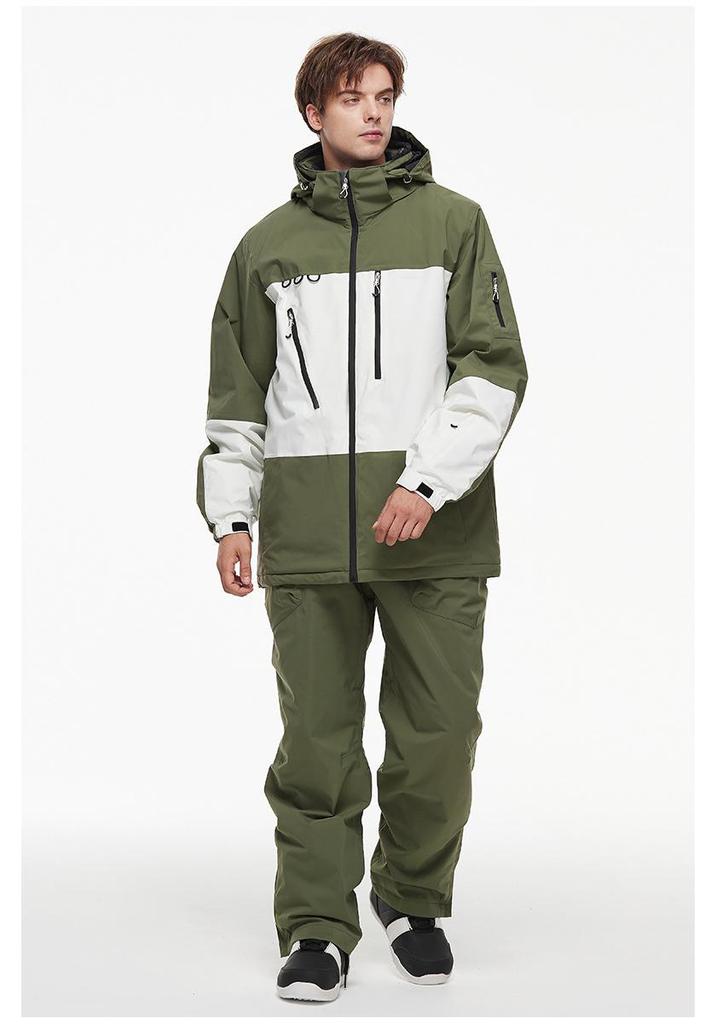 Men's and Women's Waterproof Ski Suit 2024-2025: Windproof, Warm Single/Double Board Jacket for Outdoor