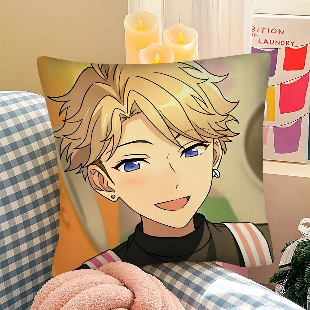 1pc Narukami Arashi Pillow Case Fashion Square Pillowcase Bedroom Sofa Room Ins Decoration Leisure