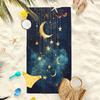 Galaxy Mond Sterne Thema Strandtuch, Ideal für Strand Pool Tage Schnelltrocknend