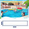 Water Volleyball Net Portable 15 X 3FT Tennis Net Replacement Heavy Duty Pool Volleyball Replacement Net Swimming Pool Supplies