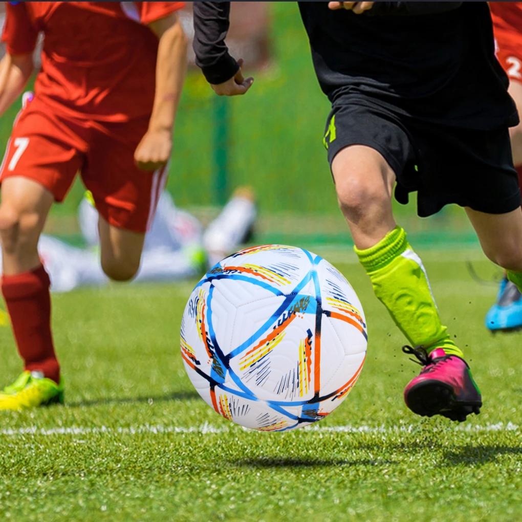 Soccer Balls Official Size 5 PU Material Seamless Match Training Football Goal Team Outdoor Professional Functional Training