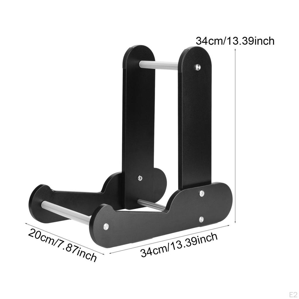 Guitar Stand Holder Multifunctional Gifts Assembly Vertical Space Saving Black Organizer