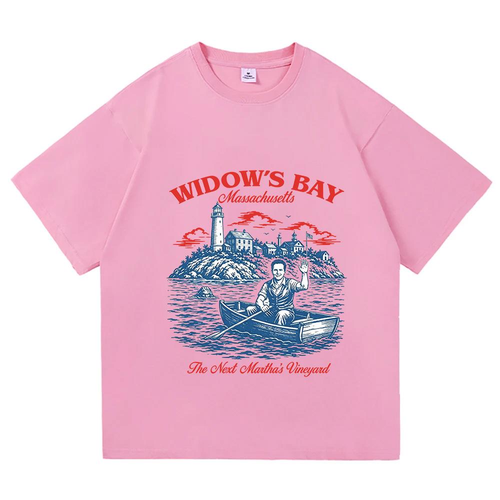Widows Bay Tv Design Print Tshirts 2026 Unisex Unisex Hiphop Tshirt Summer Loose Casual 100cotton Vintage High Quality T Shirts