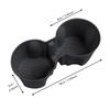 FDAIUN Car Cup Holder Coaster Mat Silicone Pad Fits Tesla Model Y Juniper Tesla Model 3 2025 Rubber Mat Vibration Reduction Silica Gel Custom Interior