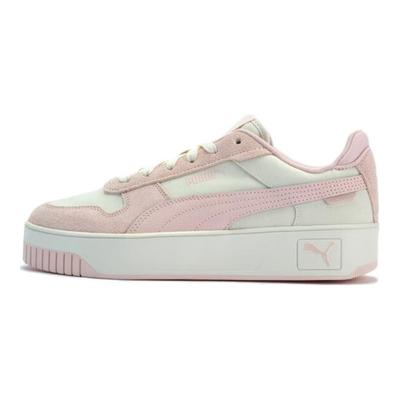 Carina Street Canvas Comfortable Versatile Low-Top Sneakers Women Sneakers White Pink 405812-02