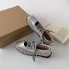 Fashion Trend Silver Retro Light Mouth Low Heel Single Shoes Women's 2025 New Summer Skirt Versatile Mary Jane Shoes