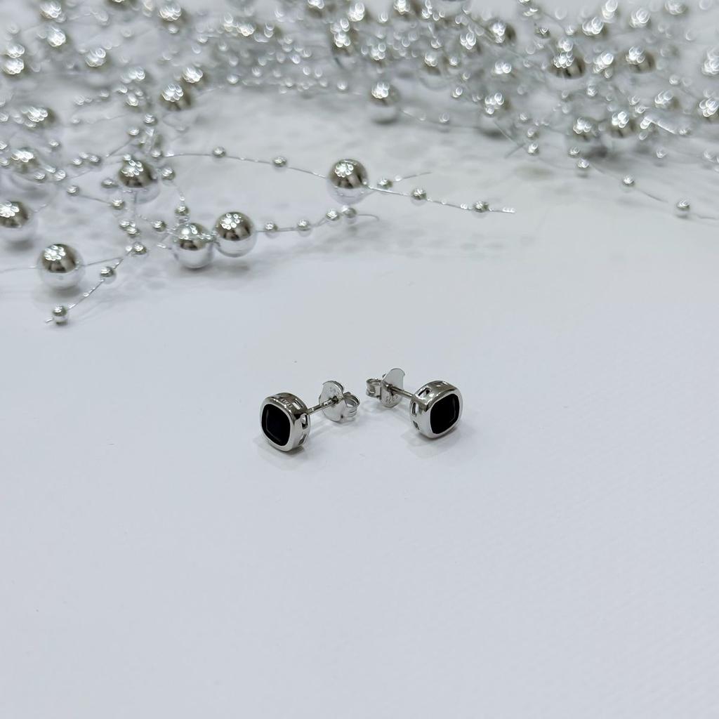 Серебряные серьги с фианитами (2172956)