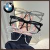 BMW Cross-border New Arrival Glasses Frame Women's Japanese and Korean Version Plain Rice Nail Flat Mirror Men's Small Face Retroartsy Glasses Frame