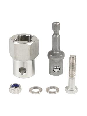 Cordless Drill Adapter With 1/2 Inch Socket Bit For Trailer Jack Crank Handle
