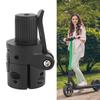 Electric Scooter Folding Pole Base ABS and Alloy Non Slip Coating Folding Pole Fitting Base for Cycling