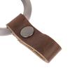 Titanium Alloy Leather Waist Belt Buckle Keychain Car Pendant Edc Outdoor Tool Men Women Luxury Accessories Gifts