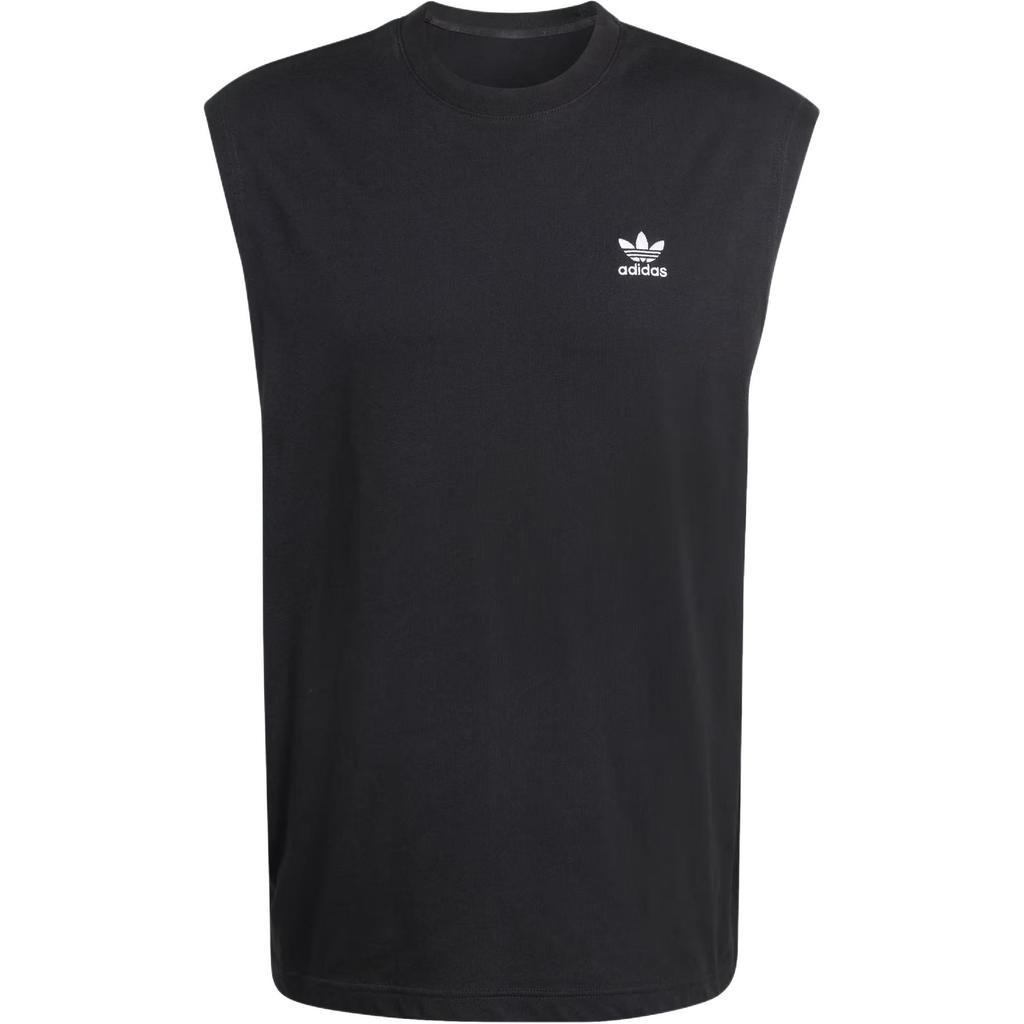 Adidas Originals Letter Logo Round Neck Sleeveless Vest Men tops KD0691