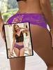 OhyeahLady Sexy Open Crotch Plus Sizes Sexy Lace Black Panties, [M/XL/3XL/5XL], See-Through Panties, Underwear, (Purple, M)