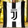 1pc Juventus Theme Blanket - Digital Print, Polyester, Cozy for All Seasons, Perfect for Outdoor, and Travel