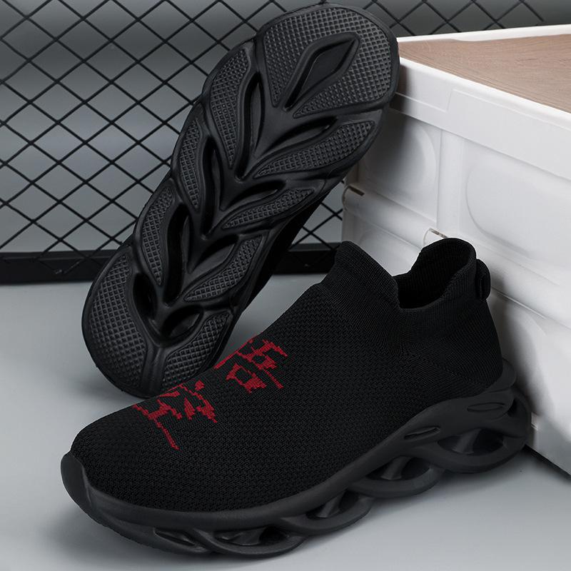 

Мужские носки из сетчатой ткани с мушкой, повседневная обувь для активного отдыха, туфли на платформе, модная мужская спортивная обувь 39