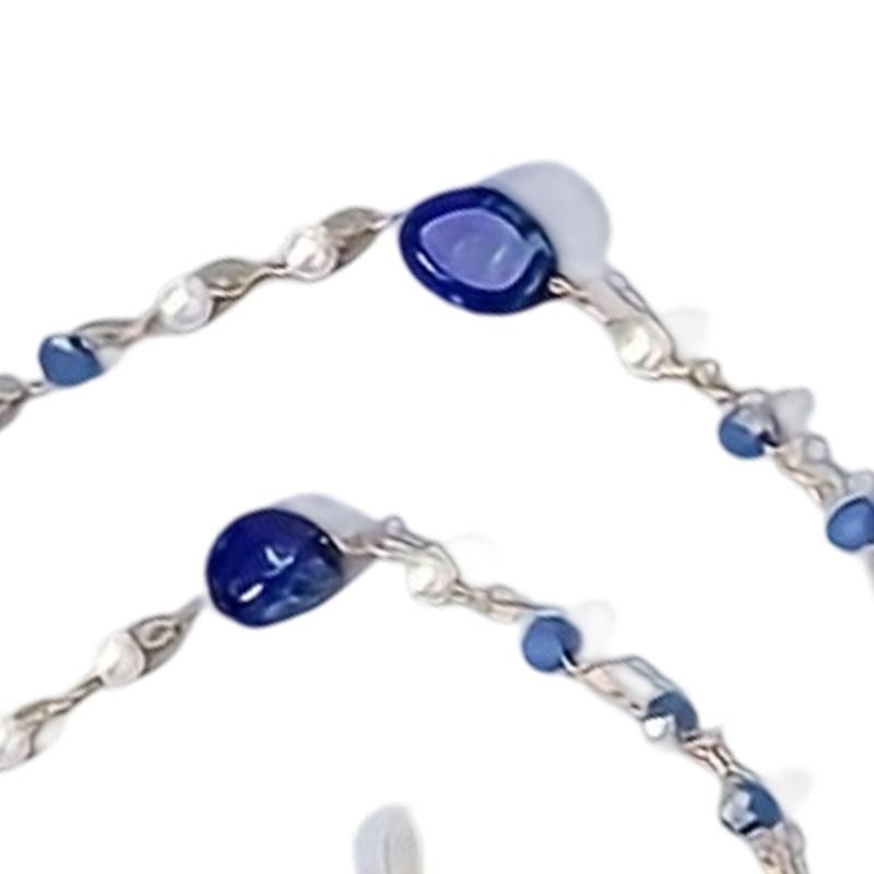 Elegant Crystal Bead Eyeglasses Chain Popular Glasses Antislip Chain Necklace For Women Girl Fashion Eyewear Accessory