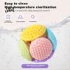 Kids Grip Training Tools Detachable Silicone Sensory Ball Toy, Mini Textured Colorful for Babies, Tactile Stimulation Stress Relief Toy Fine