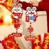 Blessing 2025 New Year Lucky Pendant Festival Fu Character Hanging Ornament  Home New Year Decor
