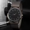 Ladies Watches Fashion Design Arabic Numbers Watch Women Watches Silver Mesh Band Quartz Wristwatches Cheap Price Dropshipping