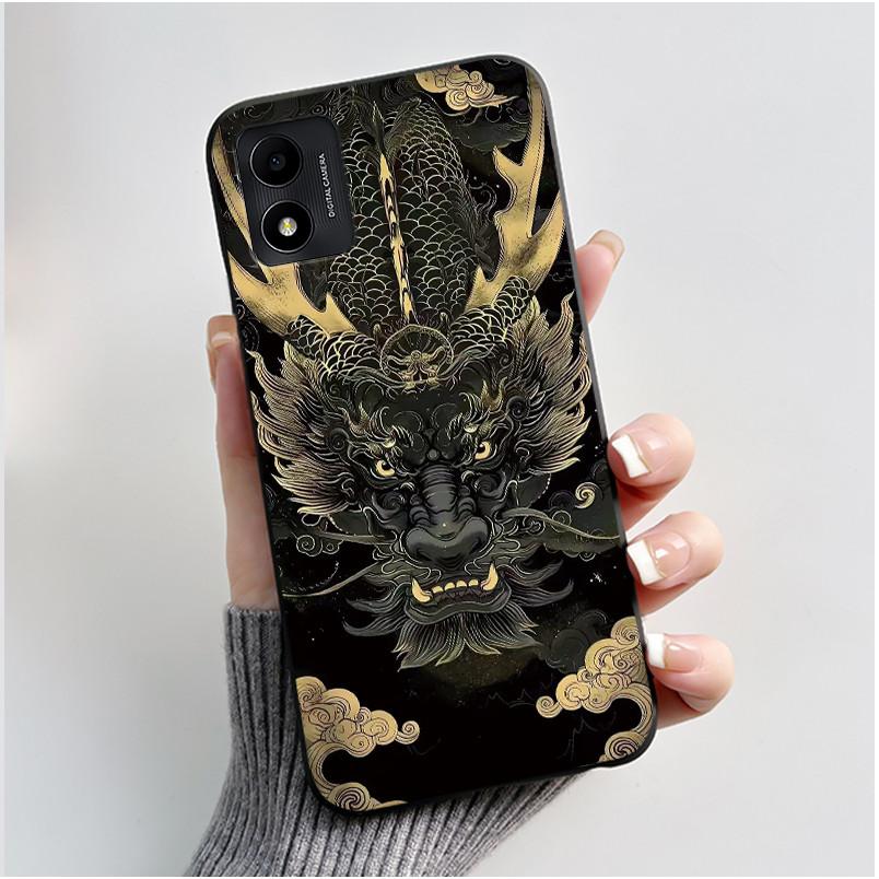 Casing For TCL 305i 5164D Phone Case Aesthetic Luxury Cute Cool Boys Girls Soft silicone Protective Back Cover Black TPU Shell