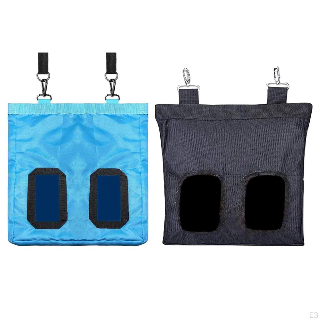 Heu Futtertasche Futterspender, Langlebige Tasche, Hängendes Fütterungsgerät Zubehör für , Aufbewahrung mit 2