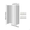2 Pieces Metal Wall Corner Cover Durability Heavy Duty Easy Installation for School Household